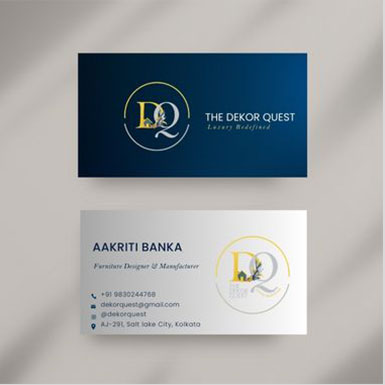 visiting card design