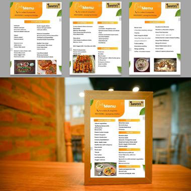 cafe menu design